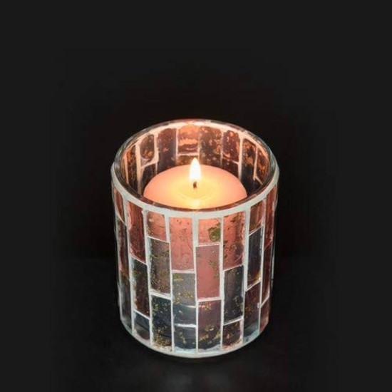 Glaasje voor votief kaarsje Pastel Romance